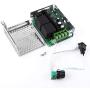 Dc Motor Speed Controller DC 10-50V 40A PWM Motor Speed Controller Switch, Bidirectional DC Motor Speed Controller, Motor Controller with Adjustable Potentiometer