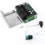 Dc Motor Speed Controller DC 10-50V 40A PWM Motor Speed Controller Switch, Bidirectional DC Motor Speed Controller, Motor Controller with Adjustable Potentiometer