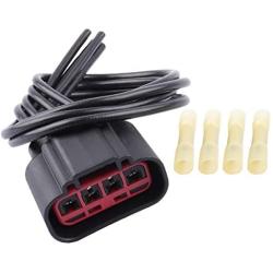 WPT688 HVAC Blower Motor Resistor Connector Plug Wiring Harness Pigtail Compatible with Explorer Escape Expedition Mustang Fiesta F-150, Lincoln Mark Lt Navigator, Mercury Mariner 3U2Z14S411ZEA