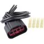 WPT688 HVAC Blower Motor Resistor Connector Plug Wiring Harness Pigtail Compatible with Explorer Escape Expedition Mustang Fiesta F-150, Lincoln Mark Lt Navigator, Mercury Mariner 3U2Z14S411ZEA