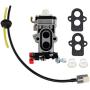 Supermotorparts Carburetor Fuel Line Kit for Redmax EBZ8500 EBZ 8500 Blower Walbro WYA-172-1 WYA-172 Carb