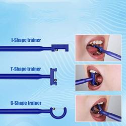 Tongue Exercise,ANGGREK 3pcs Tongue Tip Exercise Tool Tongue Tip Lateralization Lifting Oral Muscle Training Set