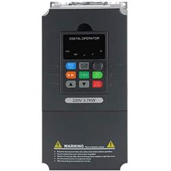 ATO 220V 7.5 hp 5.5 kW VFD, 24A, Single Phase to 3 Phase VFD Variable Frequency Drive for Motor Speed Control Inverter