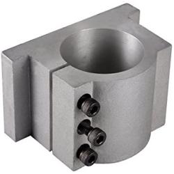 RATTMMOTOR 65mm Spindle Motor Clamp Mount Bracket Diameter 65mm CNC Motor Spindle with 3PCS Screws for 0.8kw 800W or 1.5kw CNC Router Engraving Milling Spindle