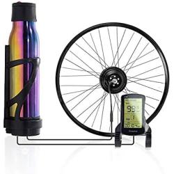 GOFEI New Electric Bike Conversion Kit with Battery, 36V / 350W E-Bike Rear Wheel Hub E-Bike Motor Kit Kettle Shape Design, for Road and Mountain Bikes