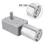 DC 12V Gear Reduction Motor Reversible High Torque Turbo Worm Gear Box Reduction Electric Motor(6RPM)