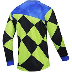 JPOJPO Mens Cycling Jersey MTB T Shirt Long Sleeve Youth Off-Road Motorcycle Jersey Bicycle Clothes Anti-UV