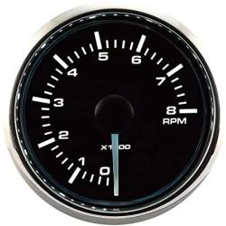 MOTOR METER RACING 8000 RPM Universal Electronic Tachometer Tacho Gauge Meter - 2-1/16