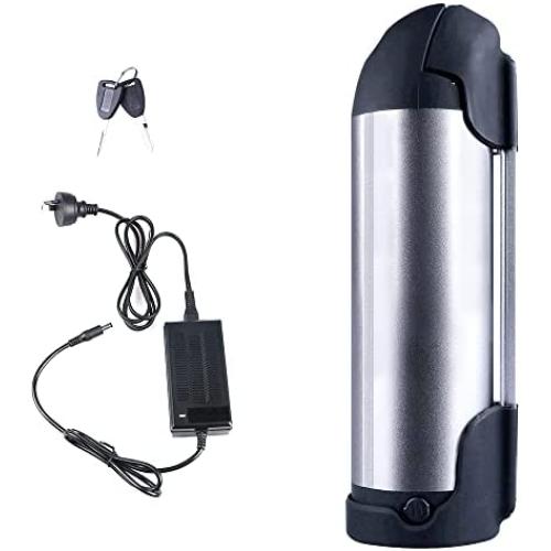 Jieoto Ebike Battery 48V 8AH/10AH Kettle Battery Kettle Electric Lithium Battery with 54.6V 2A Charger, Switch, BMS Protection Board for 700W~200W Motor.