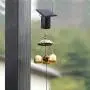 Motor Solar, Solar Powered EcoFriendly Motor Wind Ornament Rotating Motor for Wind Spinner Patio Garden Lawn Entryway