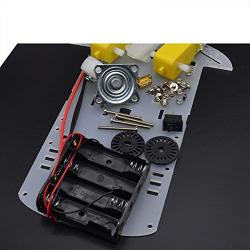 1 Set Motor Smart Robot Car Chassis Electronic Manufacture DIY Kit Speed Encoder Battery Box 2WD for Robot