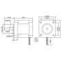 STEPPERONLINE 5PCS Nema 17 Stepper Motor Bipolar 2A 84oz.in 48mm 4-Lead for 3D Printer/CNC