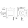 STEPPERONLINE 5PCS Nema 17 Stepper Motor Bipolar 2A 84oz.in 48mm 4-Lead for 3D Printer/CNC