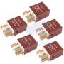 5PCS 156700-2190 Relay Assy 24V with 5 Pins - SINOCMP Excavator Relay for DENSO Relay Module Excavator Spare Parts, 3 Month Warranty (5)