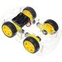 4WD Robot sarmt car DIY kit with Speed Encoder