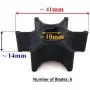 BODAO 17461-98501 17461-98502 17461-98503 Boat Engine Water Pump Impeller for Suzuki 4/5/6/8HP Outboard Motor