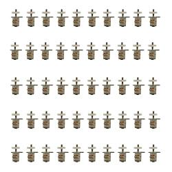 BAENRCY 50pcs 3-5V DC 2 Phase 4 Wire Dia 6mm DC Stepper Motor Micro Stepping Motor for Digital Products Camera Size 6x15.5mm