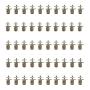 BAENRCY 50pcs 3-5V DC 2 Phase 4 Wire Dia 6mm DC Stepper Motor Micro Stepping Motor for Digital Products Camera Size 6x15.5mm