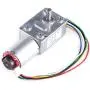 Gear Reduction Motor, DC 12V High Torque Worm Geared Motor Reduction Motor with Encoder Srong Self Locking, Motor Worm Gear Box, with Stable and Reliable Performance(40RPM)