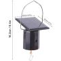 Headerbs Solar Powered Wind Spinner Motor, Eco-Friendly Motor Wind Chime Ornament Hanging Rotating Motor with Hook for Hangs Your Ornament, Load Capacity Up to 6 Pounds