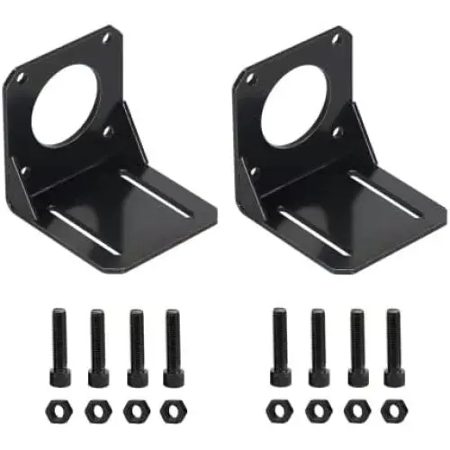 Nema 23 Stepper Motor Steel Mounting Bracket with M4 Screws (2 PCS)