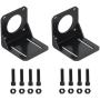 Nema 23 Stepper Motor Steel Mounting Bracket with M4 Screws (2 PCS)