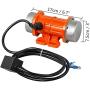CHIXIA Concrete Vibrator Vibration Motor 100w 110v 3600 RPM Single Phase Aluminum Motor Speed Controller-100w