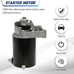 KEDAKEJI Starter Motor Compatible With Briggs V Twin 14HP 16HP 18HP with Replace OE Part # 393017 498148 394674 394808 497596 399928 495100