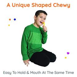 Fun and Function CheweLs (Set of 2) - Easy to Hold Sensory Chew - Sensory Fidget and Oral Motor Therapy Tool for Kids with Special Needs - for Ages 4+