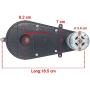SHENGLE 550 30000RPM Gearbox with 12V Motor for Power Wheels, RS550 12 Volt DC Motor High Speed Match Children Powered Ride On Car