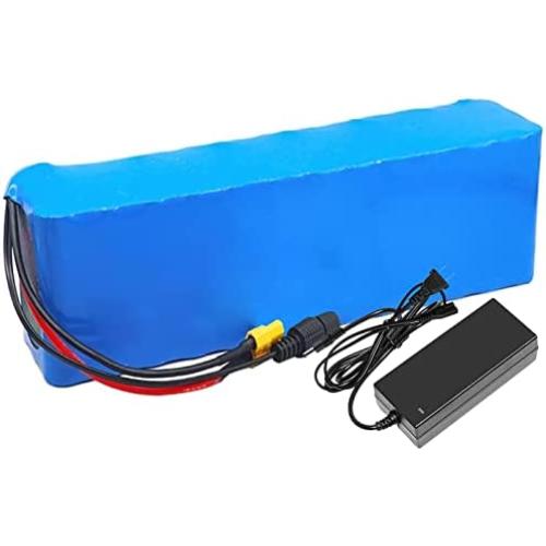 Wnicek 48V 9Ah 13S 3P Lithium-ion Battery Fit for Electric Bicycle Electric Scooter Electric Wheelchairs E-Bike Battery Pack with BMS and Charger for 500W-100W Motor