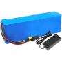 Wnicek 48V 9Ah 13S 3P Lithium-ion Battery Fit for Electric Bicycle Electric Scooter Electric Wheelchairs E-Bike Battery Pack with BMS and Charger for 500W-100W Motor