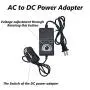 JQDML Reciprocating Linear Actuator 24V Adjustable Stroke 30-80mm 1.18-3.15 inch 120rpm Variable Speed with Remote Control, DC Power Adapter and End Connector