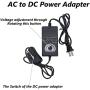 JQDML DIY Cycle Reciprocating Linear Actuator Motor DC 24, Adjustable Stroke 1.2“ to 6