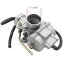 PZ20 Carburetor and Thumb Throttle Cable Accelerator Handle Assembly Compatible with TaoTao NST SunL Kazuma Baja 50cc 70cc 90cc 110cc 125cc ATV 4 Wheeler Go Kart Dirt Bike Carb with Air Fuel Filter