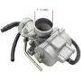 PZ20 Carburetor and Thumb Throttle Cable Accelerator Handle Assembly Compatible with TaoTao NST SunL Kazuma Baja 50cc 70cc 90cc 110cc 125cc ATV 4 Wheeler Go Kart Dirt Bike Carb with Air Fuel Filter