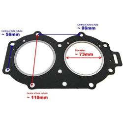 Boat Motor for Yamaha Outboard 689-11181-A2 A1 A0 689-11181-00 Cylinder Head Gasket Cyl 25HP 30HP CV30 C30 Sierra 18-3804 Engine