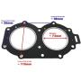 Boat Motor for Yamaha Outboard 689-11181-A2 A1 A0 689-11181-00 Cylinder Head Gasket Cyl 25HP 30HP CV30 C30 Sierra 18-3804 Engine