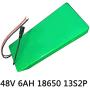 Wnicek 48V 6Ah E-Bike Lithium-ion Battery 13S 2P 6000mAh Electric Scooter Battery Pack Rechargeable Waterproof Li Battery Pack Suitable for 200W 250W 350W 500W 750W 1000W Motor with Charger