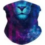 LACOMA Unisex Seamless Rave Bandana Neck Gaiter Tube Mask Headwear, Motorcycle Face Mask for Men Women Face Scarf