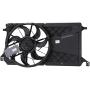 TYC 621270 Cooling Fan Assembly Compatible with 2004-2009 Mazda Mazda3, Black