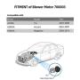 700003 HVAC Blower Motor Assembly Compatible with Honda Accord (03-07) | Ridgeline(08-14) |Acura TSX (04-08) OEM Replacement Replacement AC Heater Blower Motor with Fan