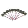 RuiLing 10-Pack DC 3V 85mA Micro Vibration Motors 12000Rpm for Cell Phone Tablet Home Appliances,Mini Flat Coin Button Type Vibrating Motor 10x2.7mm