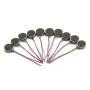 RuiLing 10-Pack DC 3V 85mA Micro Vibration Motors 12000Rpm for Cell Phone Tablet Home Appliances,Mini Flat Coin Button Type Vibrating Motor 10x2.7mm