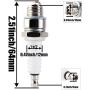 YOFMOO CDI Ignition Coil Spark Plug fits 49cc 50cc 60cc 66cc 70cc 80cc 2-stroke Engine Motorized Bicycle Bike