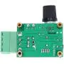 Omabeta Adjustable Power Supply Module, Voltage Regulating 2 to 4 Wire Interface Fan Speed Control Board DCDC with LED Indicator for DC Brushed Motor