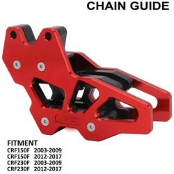 Motorcycle Chain Guard Slider Guide Sprocket Protector for CRF150F 2003-2009 CRF150F 2012-2017 CRF230F 2003-2009 CRF230F 2012-2017 Dirt Bike Red