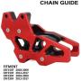 Motorcycle Chain Guard Slider Guide Sprocket Protector for CRF150F 2003-2009 CRF150F 2012-2017 CRF230F 2003-2009 CRF230F 2012-2017 Dirt Bike Red