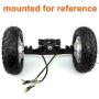 L-faster 36V48V 450W Brushless Hub Motor with Tubeless Tire Mountain Skateboard 9-Inch Single Shaft Hub Motor Wheel
