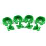 E-outstanding 8 Pcs 2204/2205/2206 FPV Motor Guard Mount Protective Motor Caps for XR215 DL220 QAV250 ZMR250 Racing Drone Quadcopter, 4 Green 4 Red